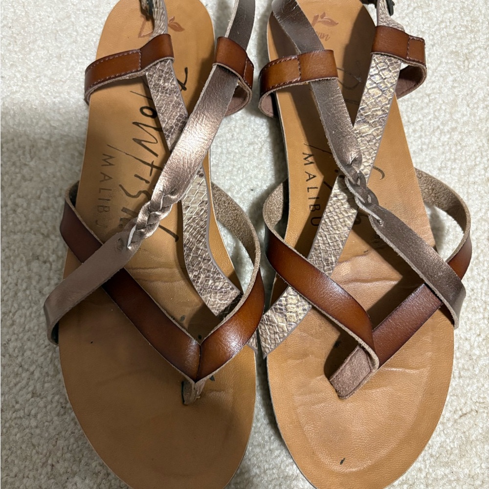 Blowfish Women's Multi-Tone Strappy Sandals